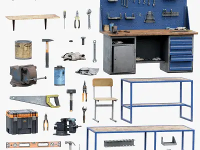 Industrial Workshop Asset Pack