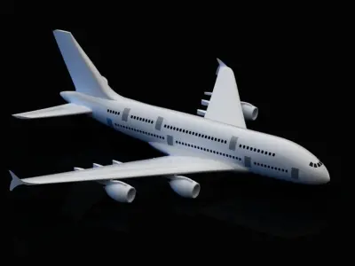 Air bus a380 3D model