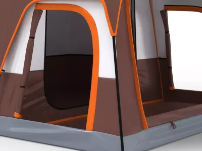 Family Camping Tent 3D model