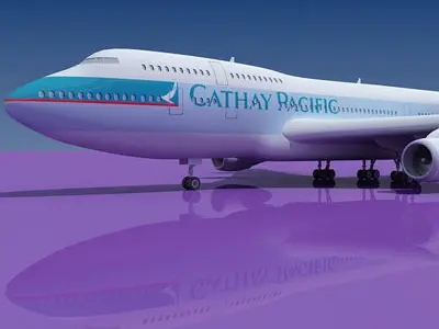 Cathay Pacific Boeing 3D model