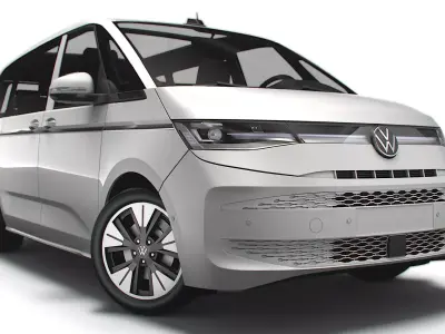 Volkswagen T7 Multivan TDI 2023 3D model