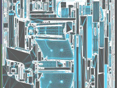 Low Poly 41 Caliber Handgun Stylized Revolver 3D Model Low-poly 3D model