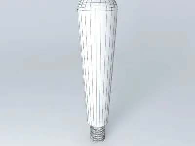 black tapered knob gear handle Free 3D model