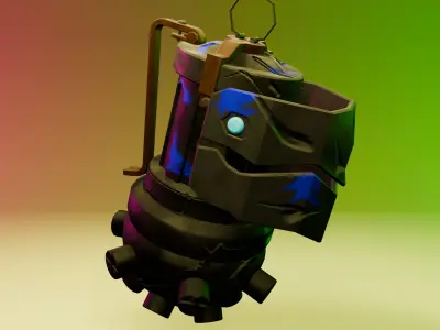 JINX GRENADE  low-poly Low-poly 3D model