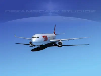 Airbus A330-300 TAM 3D model