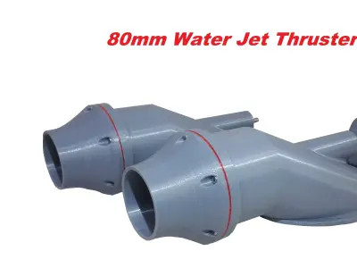 WATER JET PROPULSION UNIT HAMILTON WATER JET THRUSTER 3D print model