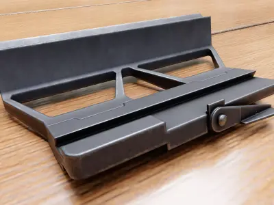 AK picatinny rail mount Free low-poly 3D model