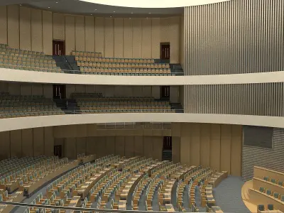 Conference room 3D model