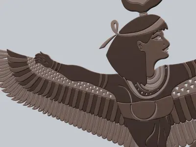 Egyptian Symbols - 053 - Topology 3D model