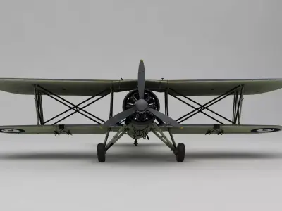 Swordfish MK1 1934 3D model
