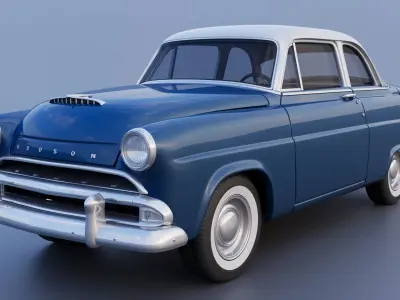 Hudson Jet Coupe 1953 3D print model