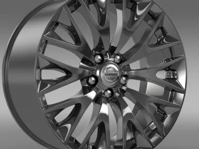 Nissan Cima Hybrid  rim 3D model