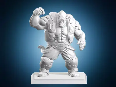 Sci-Fi Male Figure 3D print model