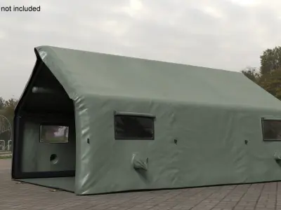Military Emergency Medical Tent 3D model