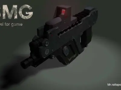 GUN SMG 3D model