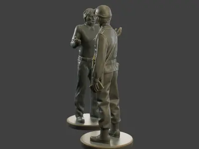 CzechSlovak Communist police Motorcycle CCPM1 4 3D print model
