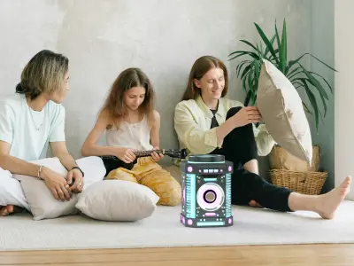 Futuristic Sci-fi Cyberpunk Bluetooth Speaker 3D model