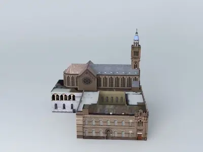 Church and Convent of Our Lady of Carmen Free 3D model