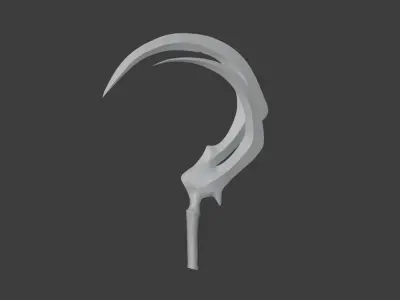 Noob Saibot sickle from Mortal Kombat 11 - Serrated sting 3D print model