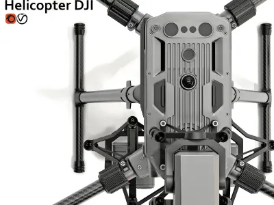 Helicopter DJI Matrice 300 RTK Combo 3D model