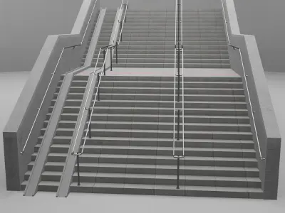 Stairs V2 3D model