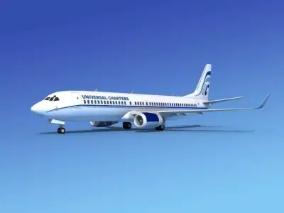 Boeing 737-800ER Universal Charters 3D model