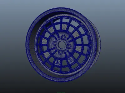 Mugen NR10R 16in JDM rare rim - RIM ONLY - 3D model