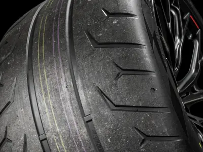 Continental Extreme Contact Force 345 30 ZR19 3D model