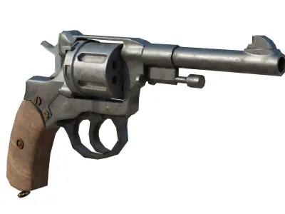 Nagant M1895 Low-poly 3D model purchase
