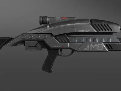 M8 Avenger from Mass Effect 3D model
