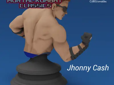 Mortal Kombat Classics - Jhonny Cage 3D print model purchase