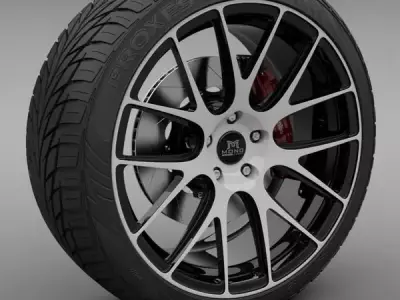 Savini Forged SM-3 Wheel 3D model
