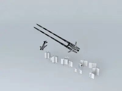 Spirit Airways 120 U.S. Airways 9302 Free 3D model