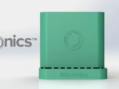 Bird Feeder Container - 3Dponics Home and Garden Free 3D print model