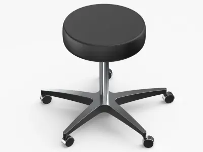 Physician stool 3D model