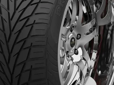 Savini Forged SV-1 Wheel 3D model