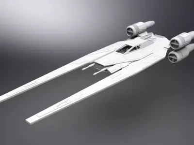 U Wing Scale Model 3D print model