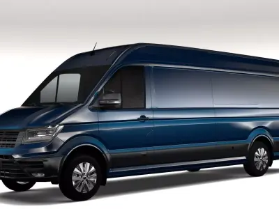 WV Crafter Van L4H2 2017 3D model