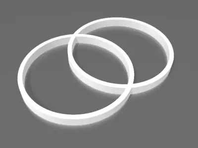 GEOMETRIA SAGRADA VESICA PISCIS Free 3D print model