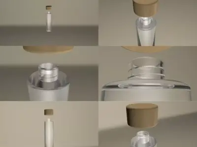 Toner Bottle 3D model