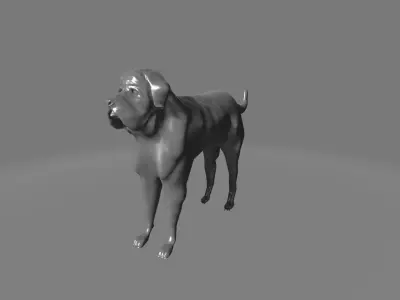 English Mastiff 3D model