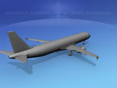 Airbus A321 Base Model 3D model
