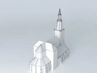 A-akerk church Free 3D model