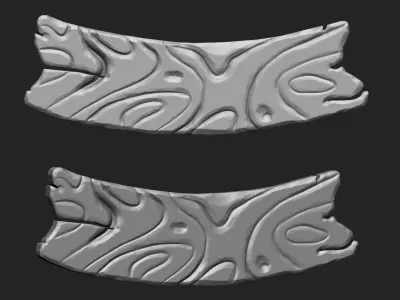 Stylized Wooden Plank IMM Brush Pack 21 in One Vol3 3D model