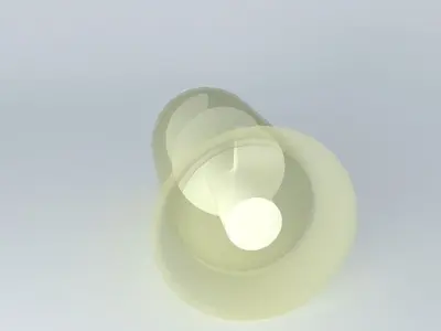 Heliceheli plastic bottle with light inside Free 3D model