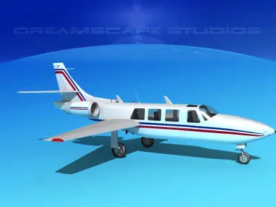 Piper Aerostar FJ-100 Fanjet V07 3D model