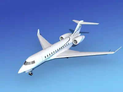 Global Express XRS V09 3D model