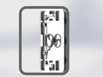 Marine Weathertight Hatch 3D model