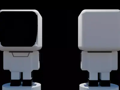 star man suit 3D model