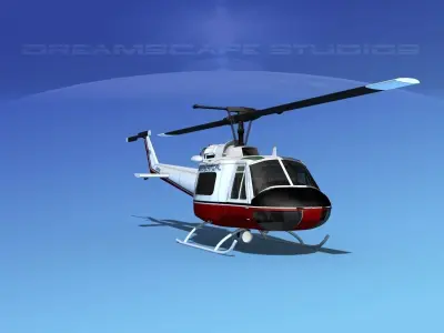 Bell 204 Mission Critical 3D model
